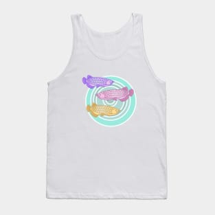 Arowana Fishes In The Water Tank Top